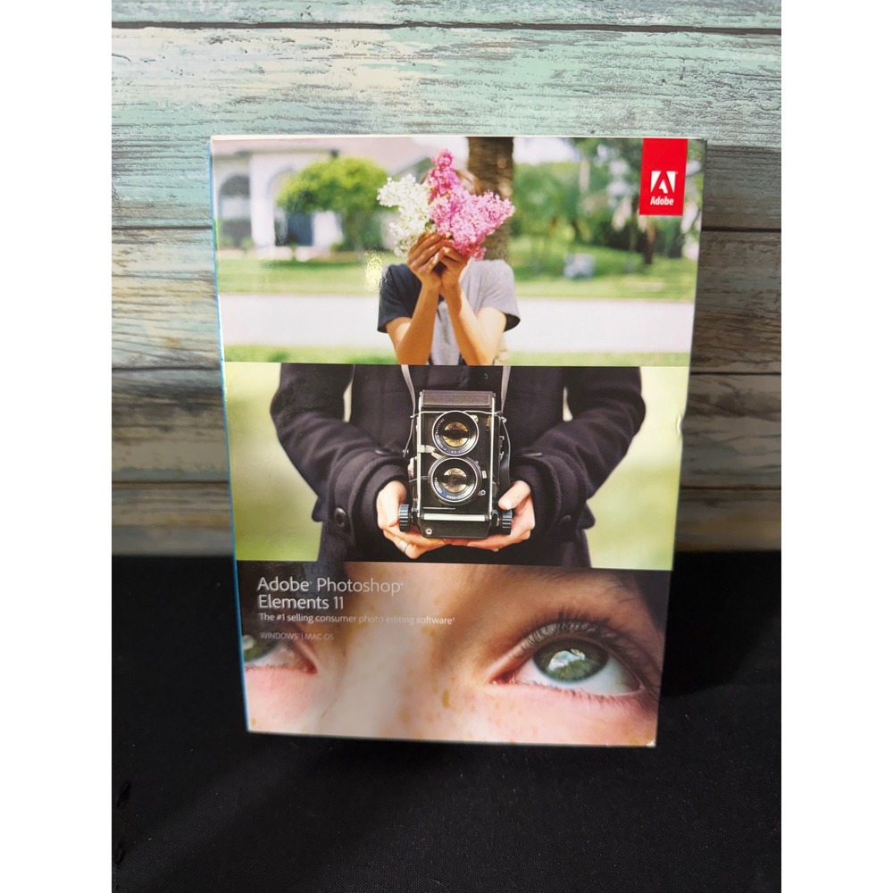 Adobe Photoshop Elements‎ 11 PC Mac Retail Box Excellent Photo Editing Software